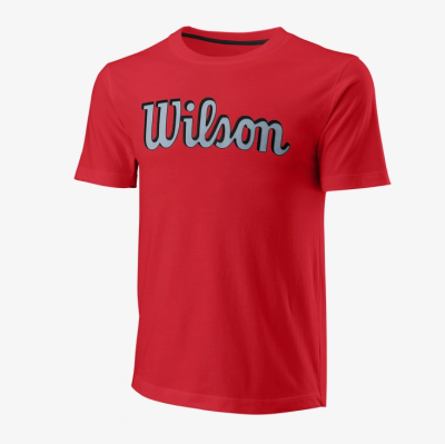 Camiseta Wilson Padel Script Eco Roja
